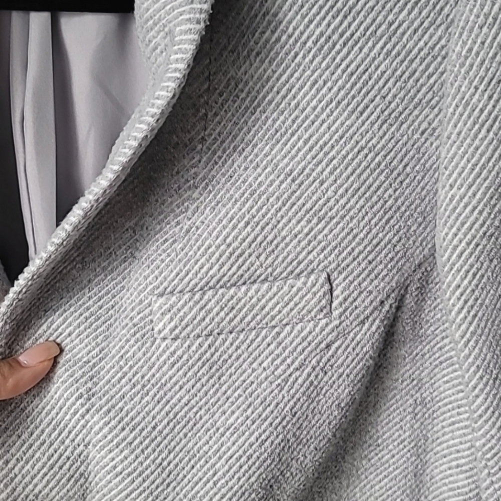 Universal Standard Single Button Ribbed Blazer, S… - image 3